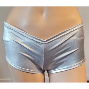 Women Multipack PVC Silver  Cheekster Panty Stretch Briefs Size Medium SL11008-1